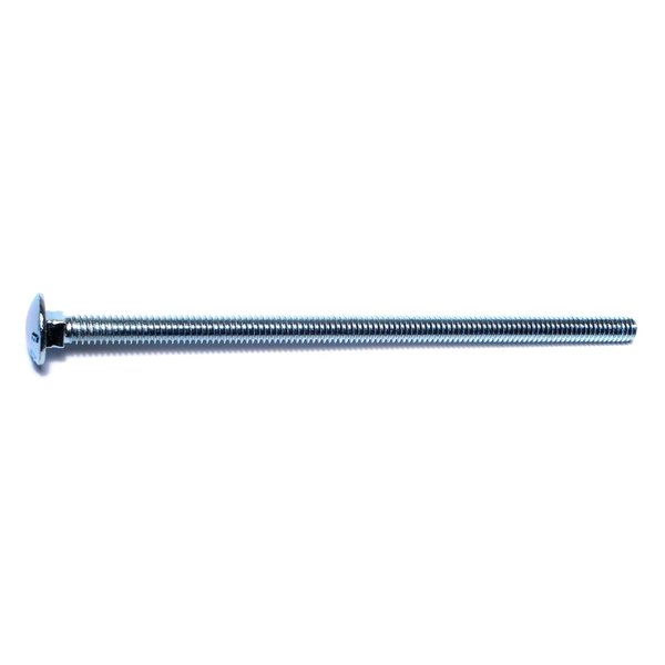 Midwest Fastener 1/4"-20 x 5-1/2" Zinc Plated Grade 2 / A307 Steel Coarse Thread Carriage Bolts 100PK 01064